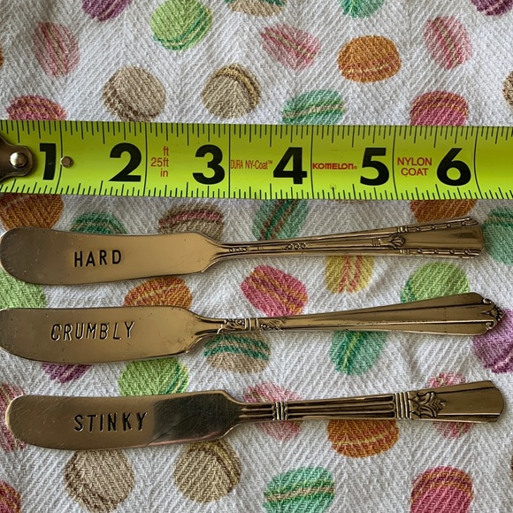 Mud Pie Kitchen Mud Pie Cheese Knife Set Hard Crumbly Stinky Poshmark